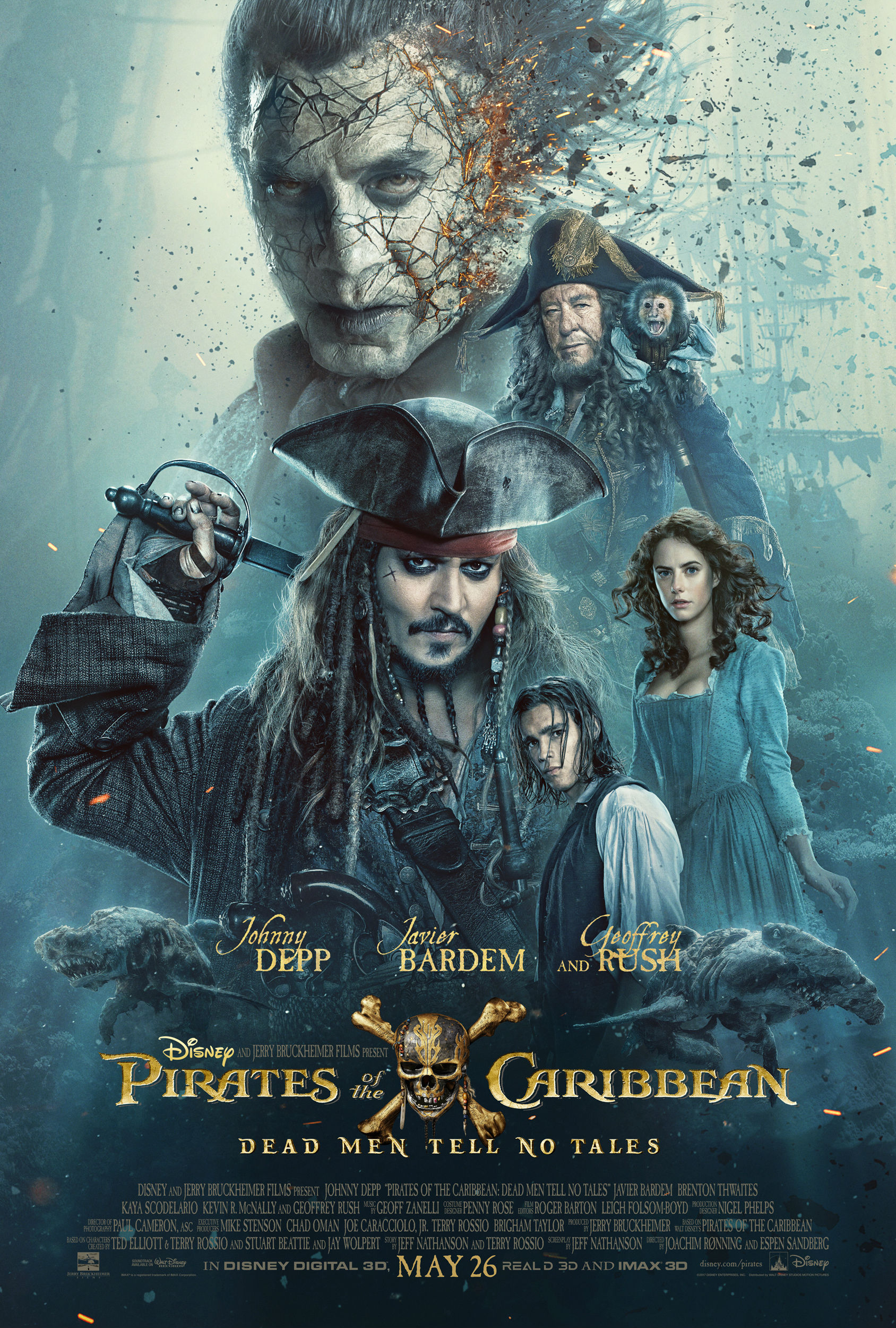 Pirates of the Caribbean: dead men tell no tales (2017) 4K quality